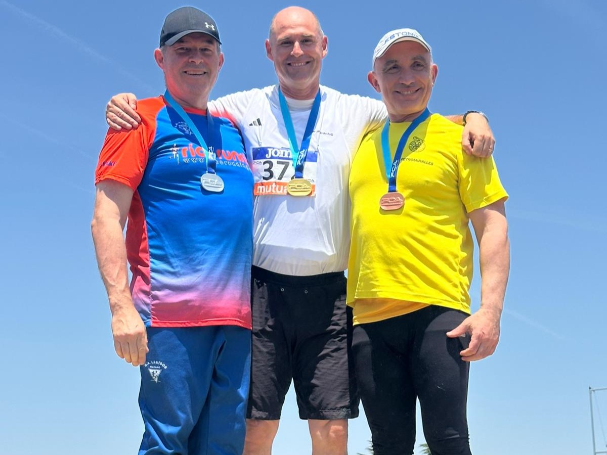 Doble triomf de César Sánchez al Campionat de Catalunya Màster M55